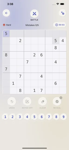 Sudoku Frenzy Battle mode